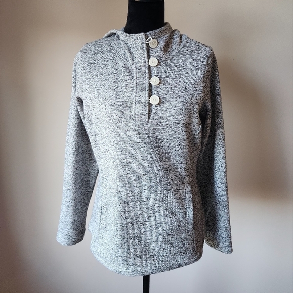 Columbia Tops - Columbia Darling Days Gray Fleece Hoodie Women's Size M.